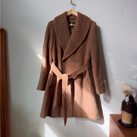 Women's DKNY Wool Coat - Picture 4 of 13